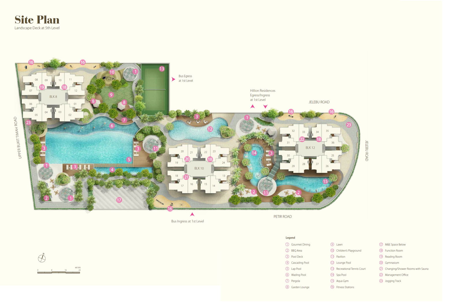 Hillion Residences Site Plan